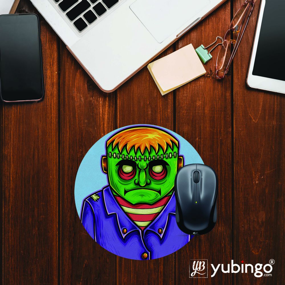Deadly Monster Mouse Pad (Round)-Image2
