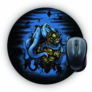 Deep Water Mystery Mouse Pad (Round)
