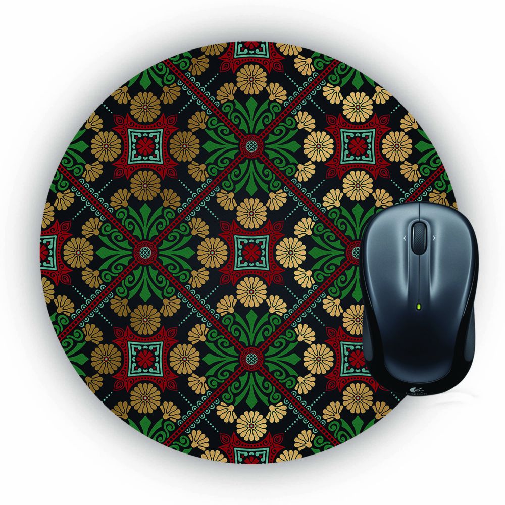 Designer Pattern Mouse Pad (Round)