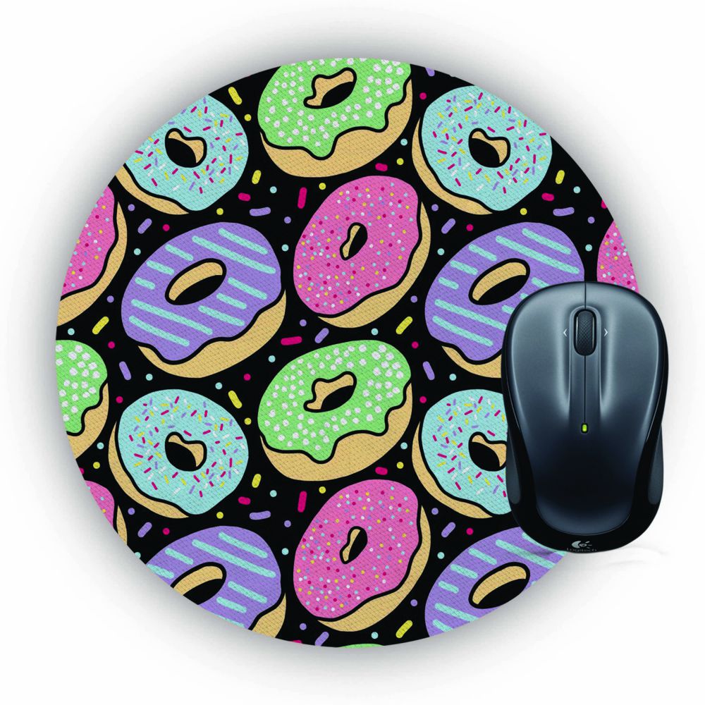 Donuts Mouse Pad (Round)