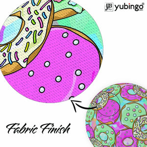 Doughnut Pattern Mouse Pad (Round)-Image3