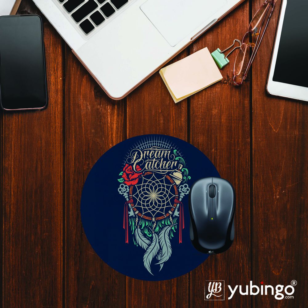 Dream Catcher Mouse Pad (Round)-Image2