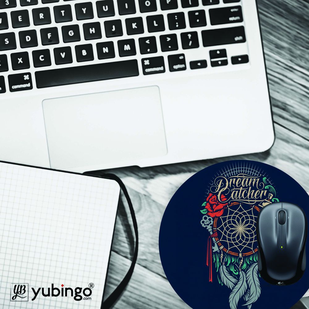 Dream Catcher Mouse Pad (Round)-Image4