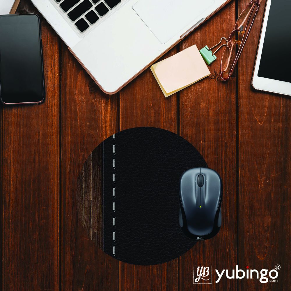 Edge Of The Book Mouse Pad (Round)-Image2