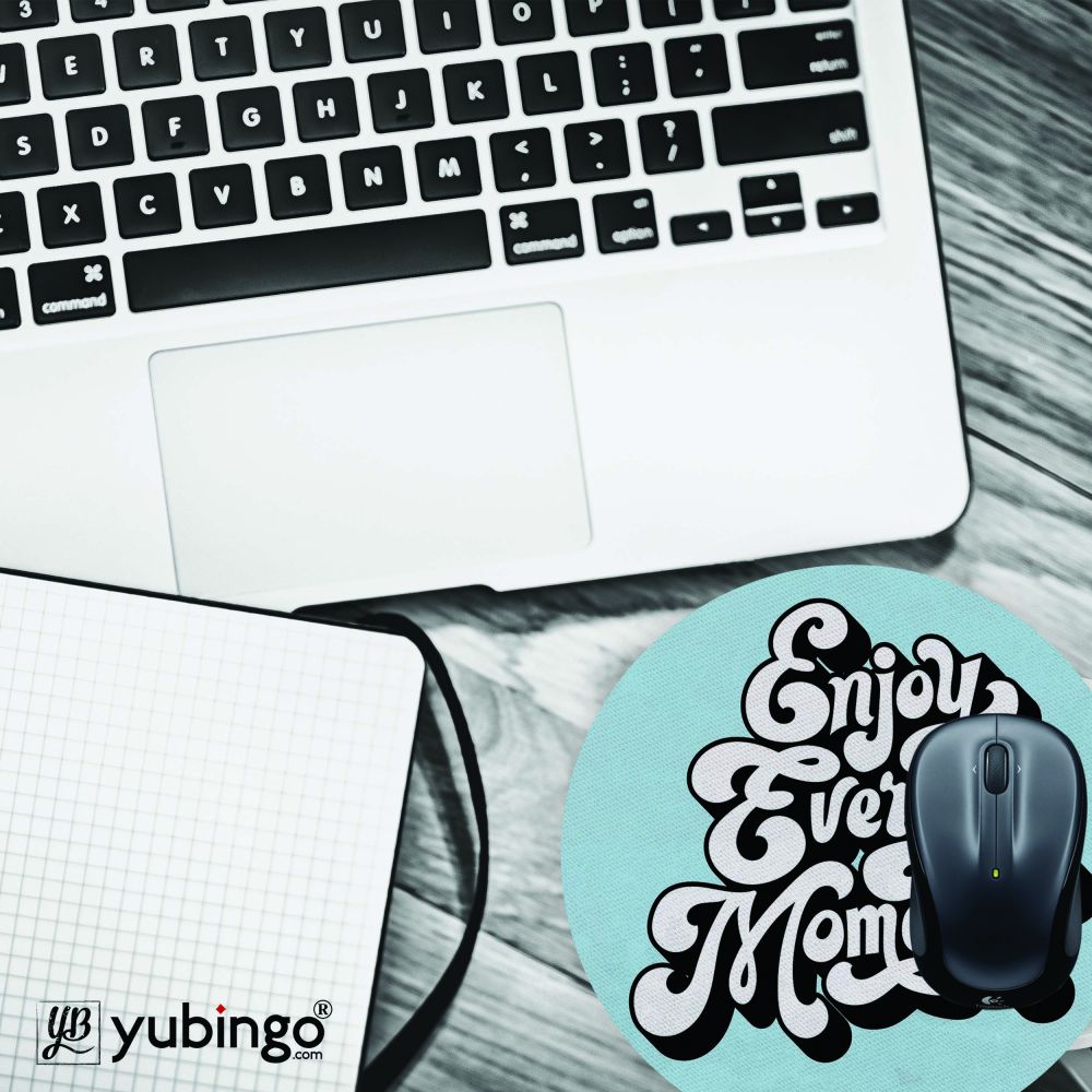 Enjoy Every Moment Mouse Pad (Round)-Image4