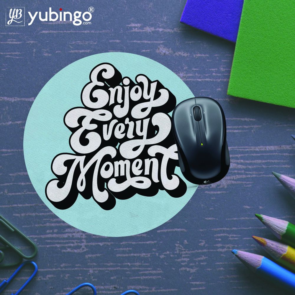 Enjoy Every Moment Mouse Pad (Round)-Image5