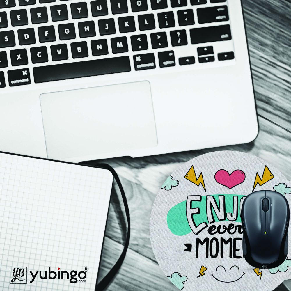 Enjoy Moment Mouse Pad (Round)-Image4