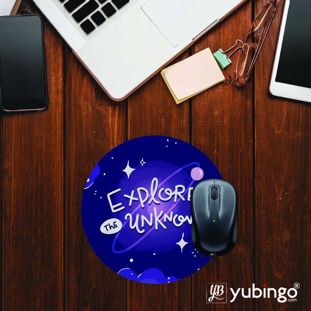 Explore Unknown Mouse Pad (Round)-Image2