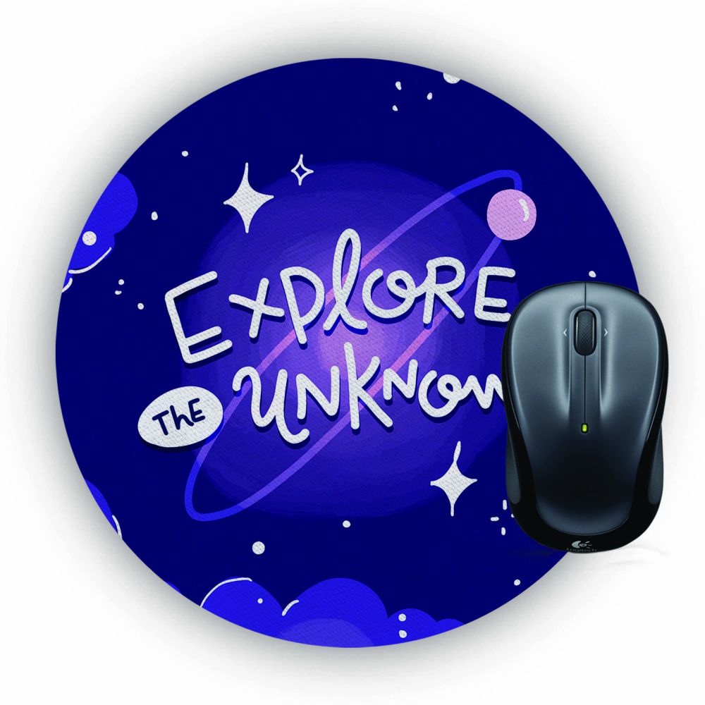Explore Unknown Mouse Pad (Round)