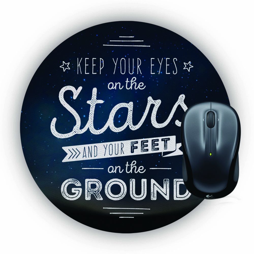 Eyes on Stars Mouse Pad (Round)