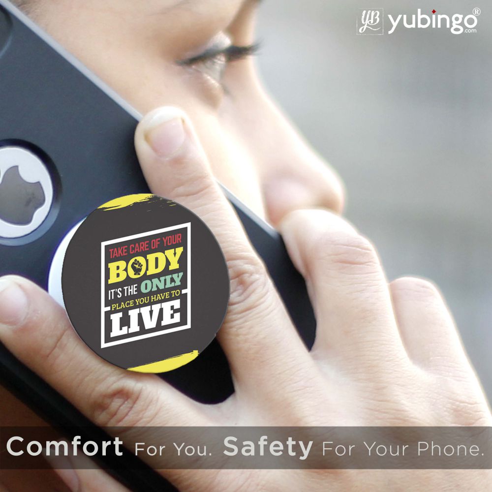 Fitness Religion Mobile Grip Stand (Black)-Image6