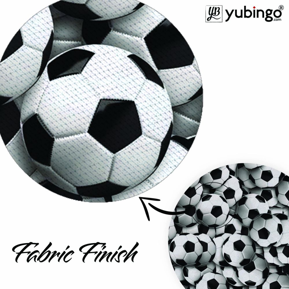 Footballs Mouse Pad (Round)-Image3