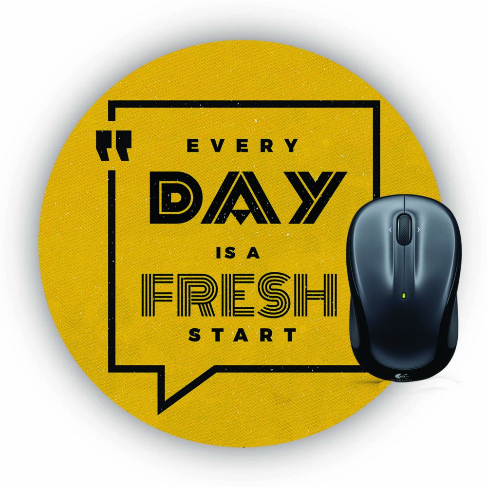 Fresh Start Mouse Pad (Round)