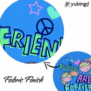 Friends Forever Mouse Pad (Round)-Image3