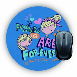 Friends Forever Mouse Pad (Round)