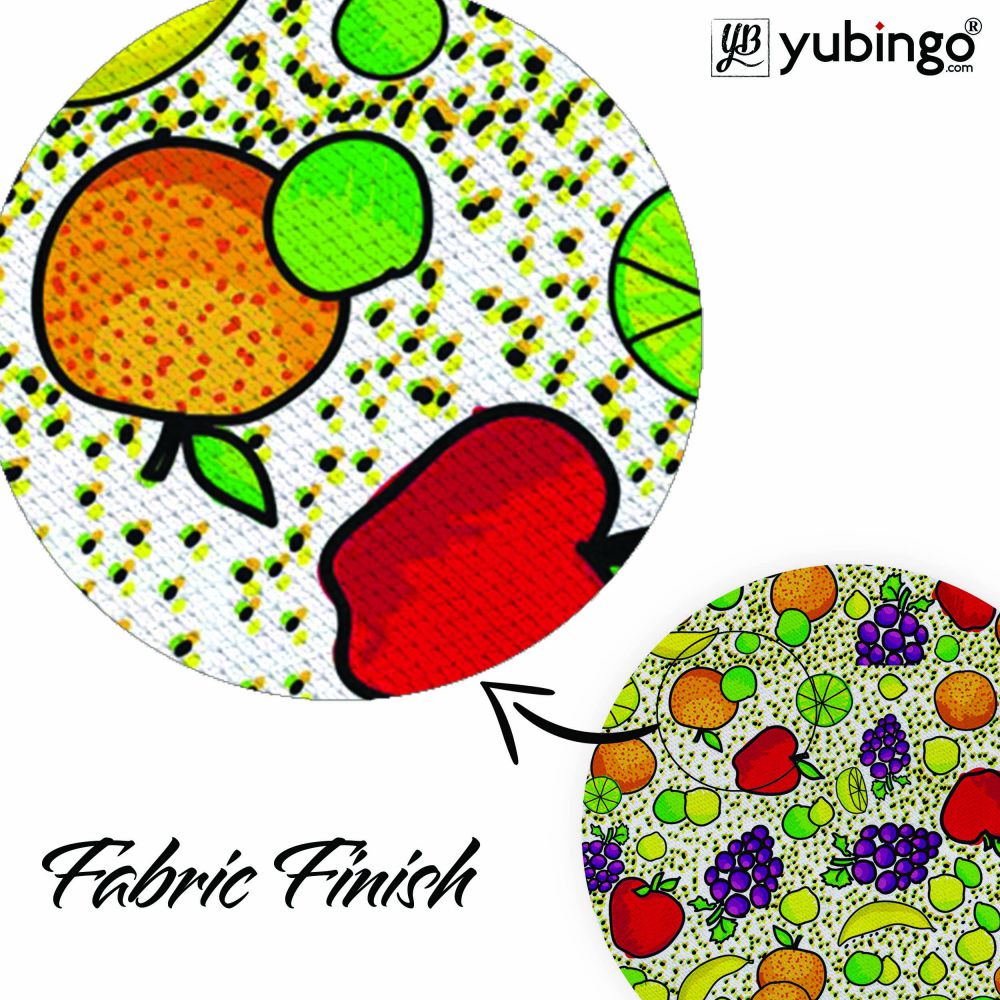 Fruits Pattern Mouse Pad (Round)-Image3