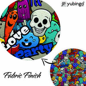 Funny Pattern Mouse Pad (Round)-Image3