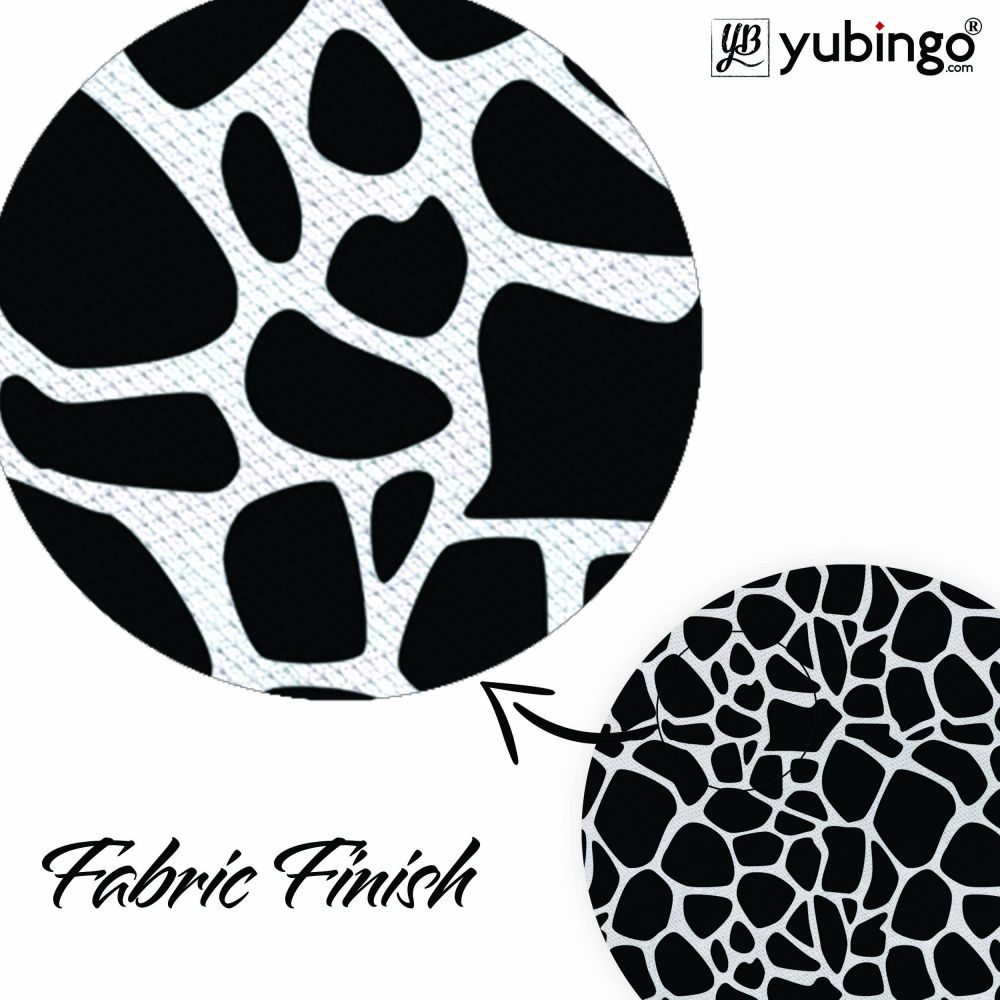 Giraffe Pattern Mouse Pad (Round)-Image3