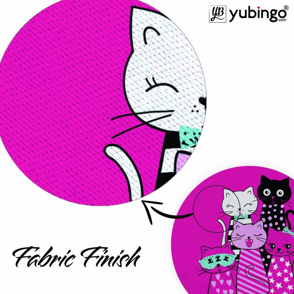 Girlie Friends Mouse Pad (Round)-Image3