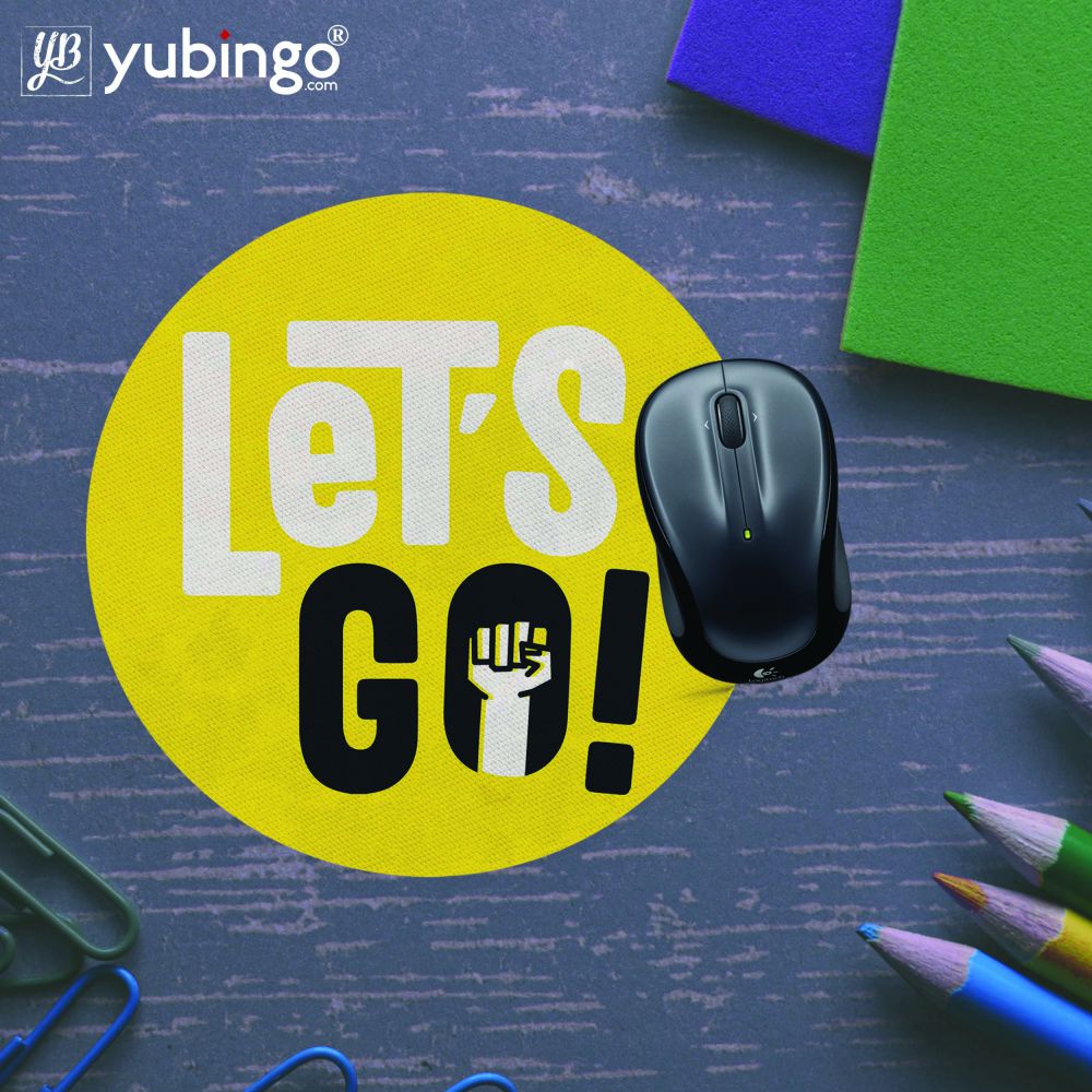 Go Mouse Pad (Round)-Image5