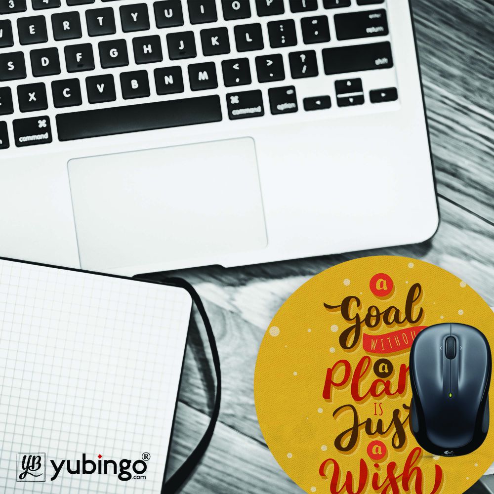 Goal and Plan Mouse Pad (Round)-Image4