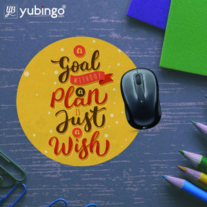 Goal and Plan Mouse Pad (Round)-Image5