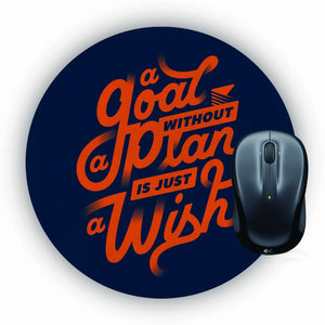 Goal and Wish Mouse Pad (Round)