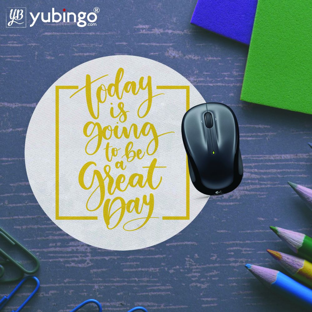 Great Day Mouse Pad (Round)-Image5
