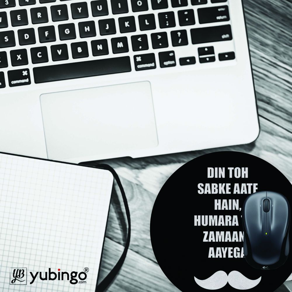 Hamara Toh Zamana Aayega Mouse Pad (Round)-Image4