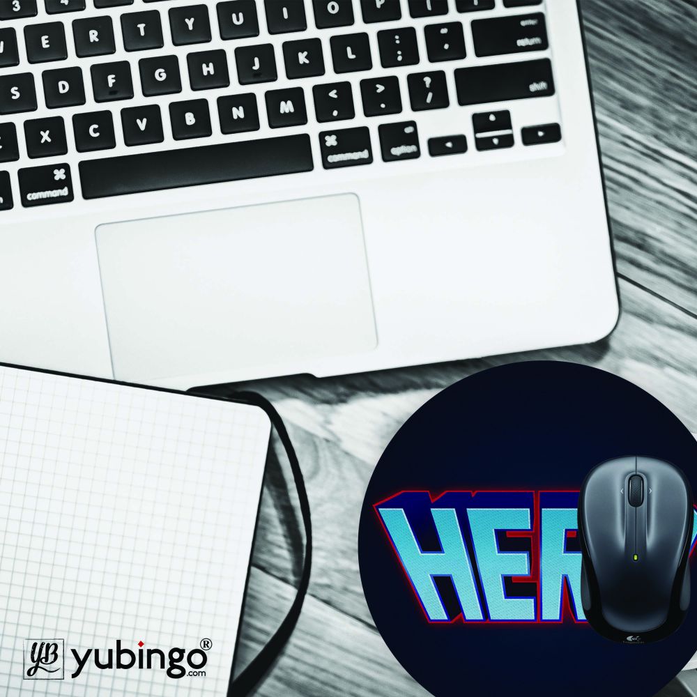 Hero Mouse Pad (Round)-Image4