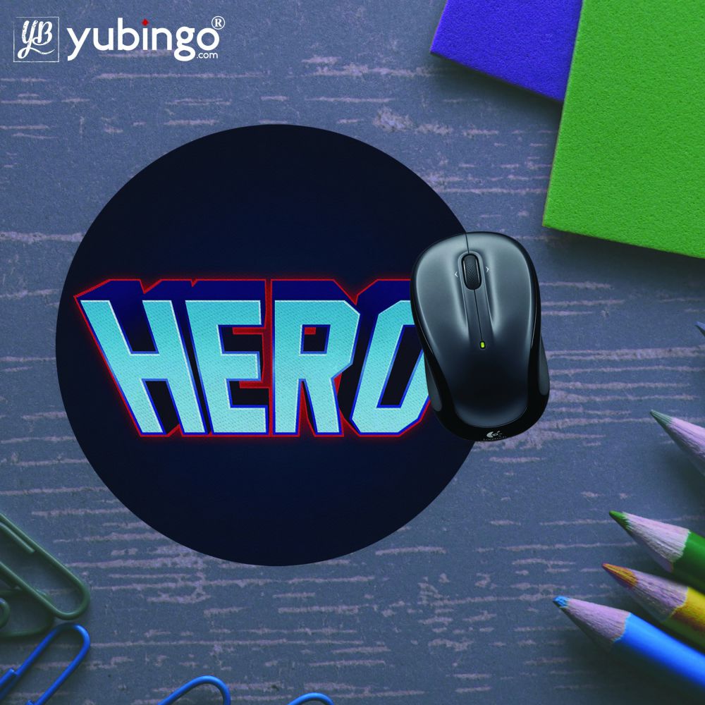Hero Mouse Pad (Round)-Image5