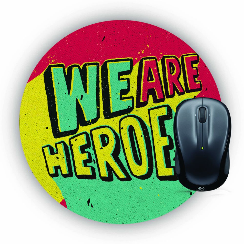 Heroes Mouse Pad (Round)