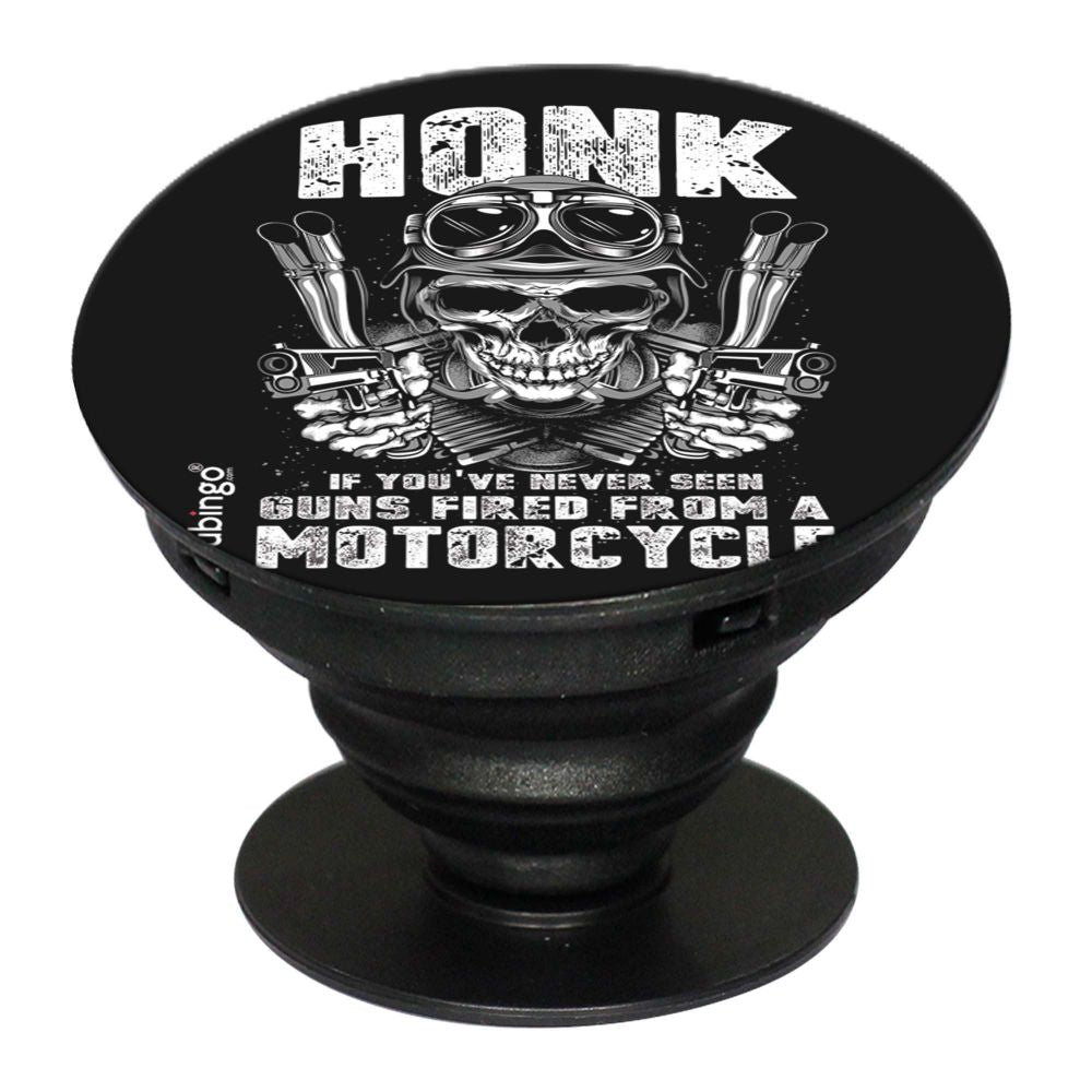 Honk At Own Risk Mobile Grip Stand (Black)