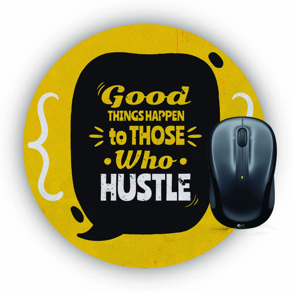 Hustle Mouse Pad (Round)