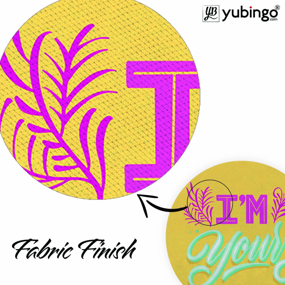 I'm Yours Mouse Pad (Round)-Image3
