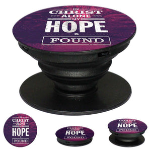 In Christ I Find Hope Mobile Grip Stand (Black)-Image2