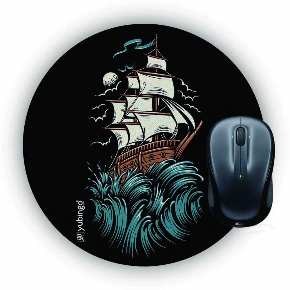 In Deep Sea Mouse Pad (Round)
