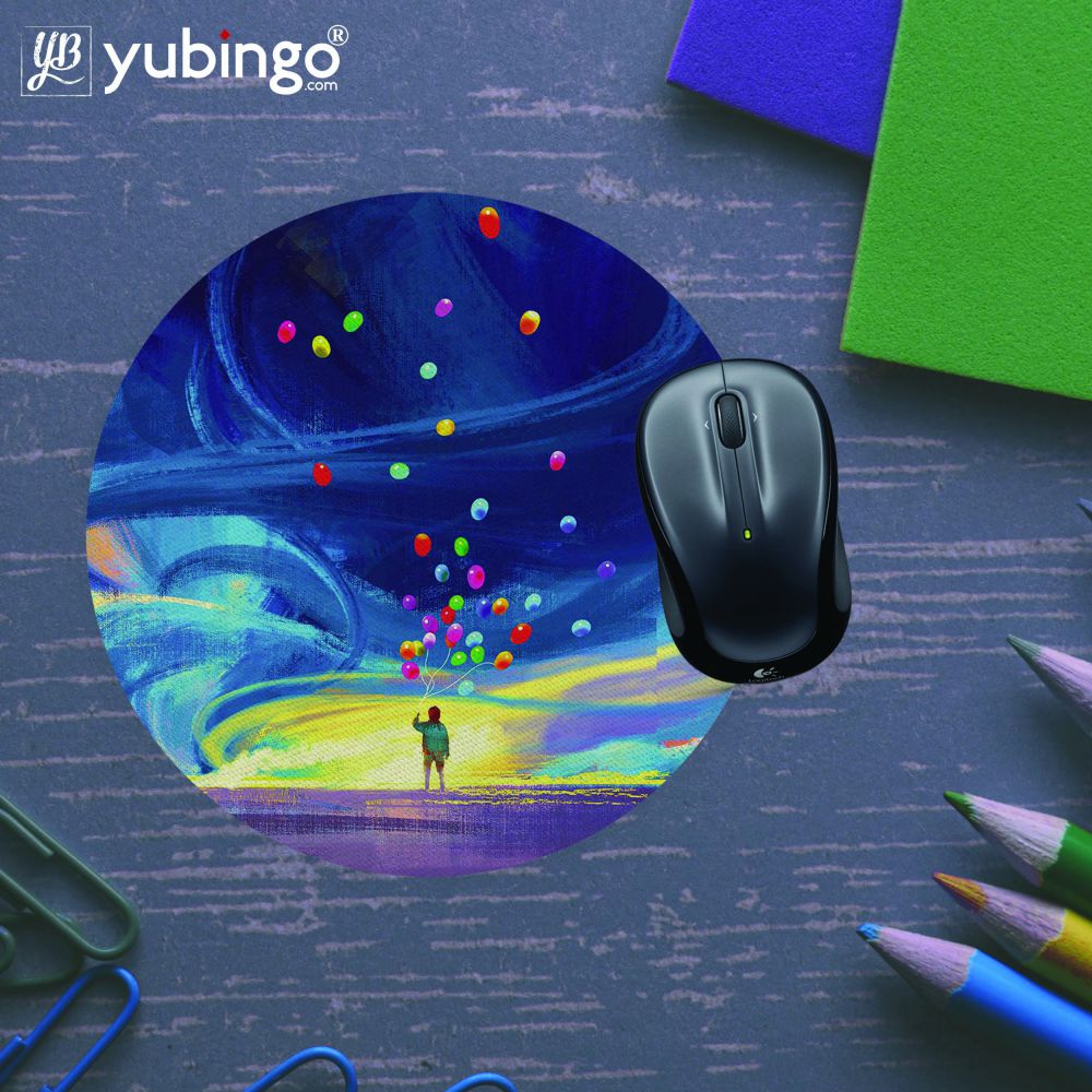In The Sky Mouse Pad (Round)-Image5