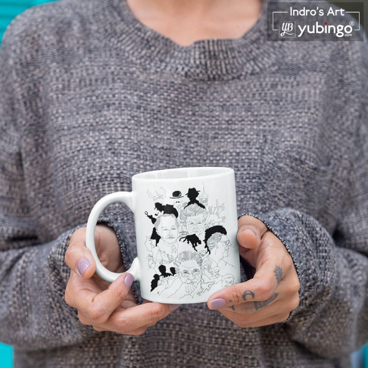 Indro's Art Great Detectives Coffee Mug-Image2