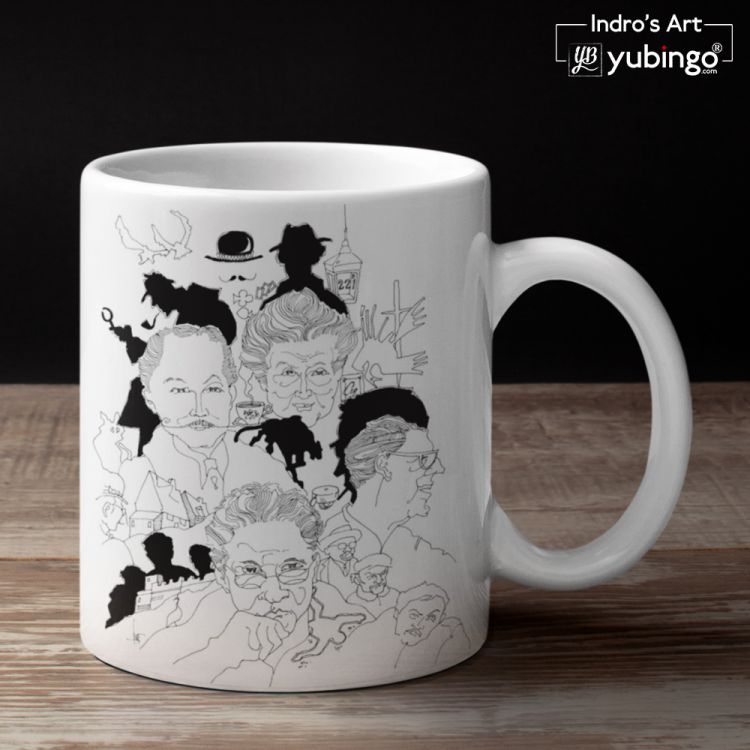 Indro's Art Great Detectives Coffee Mug-Image4