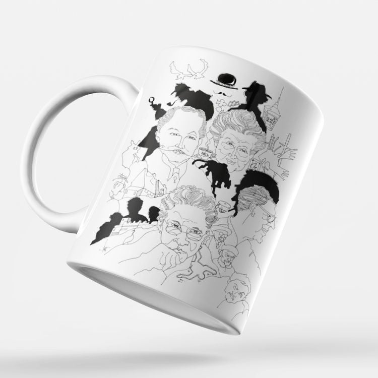 Indro's Art Great Detectives Coffee Mug