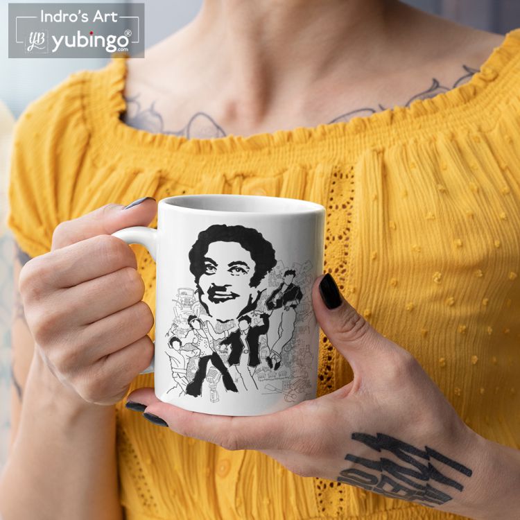 Indro's Art Kishore Kumar Coffee Mug