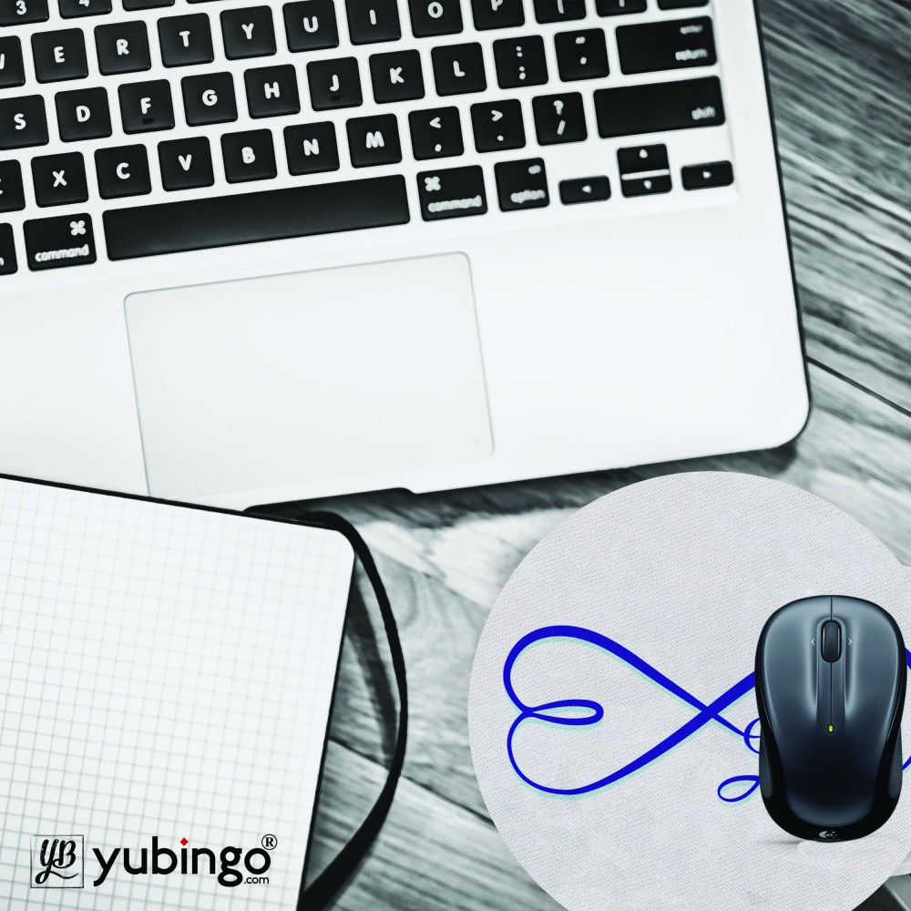 Infinite Love Mouse Pad (Round)-Image4