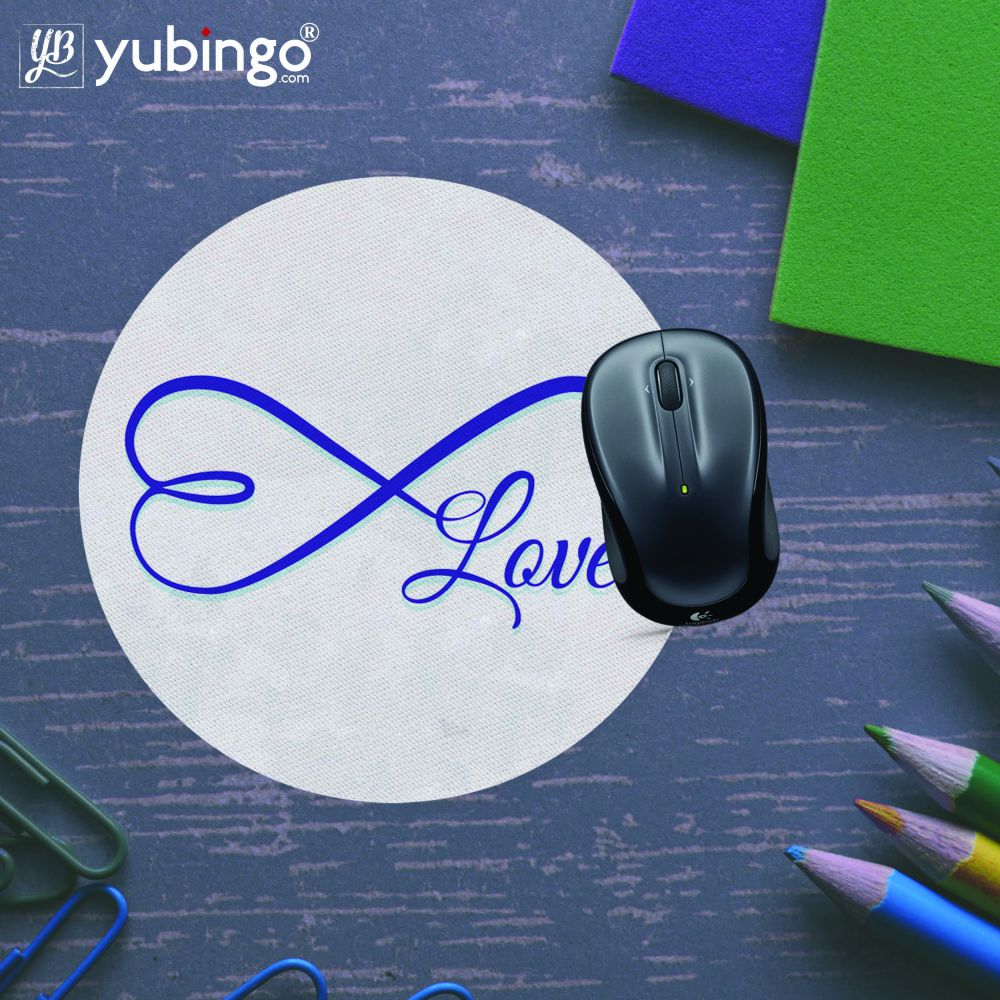 Infinite Love Mouse Pad (Round)-Image5