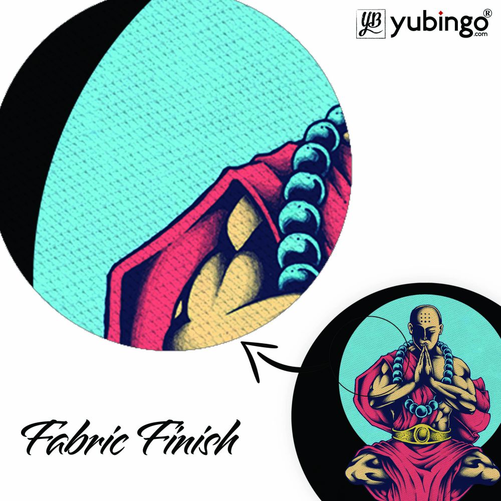 Inner Peace Mouse Pad (Round)-Image3