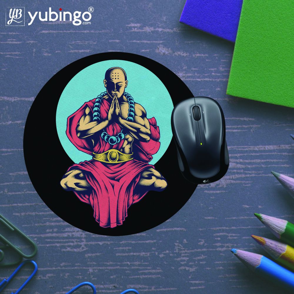 Inner Peace Mouse Pad (Round)-Image5