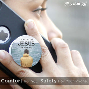 Jesus is with Me Mobile Grip Stand (Black)-Image6