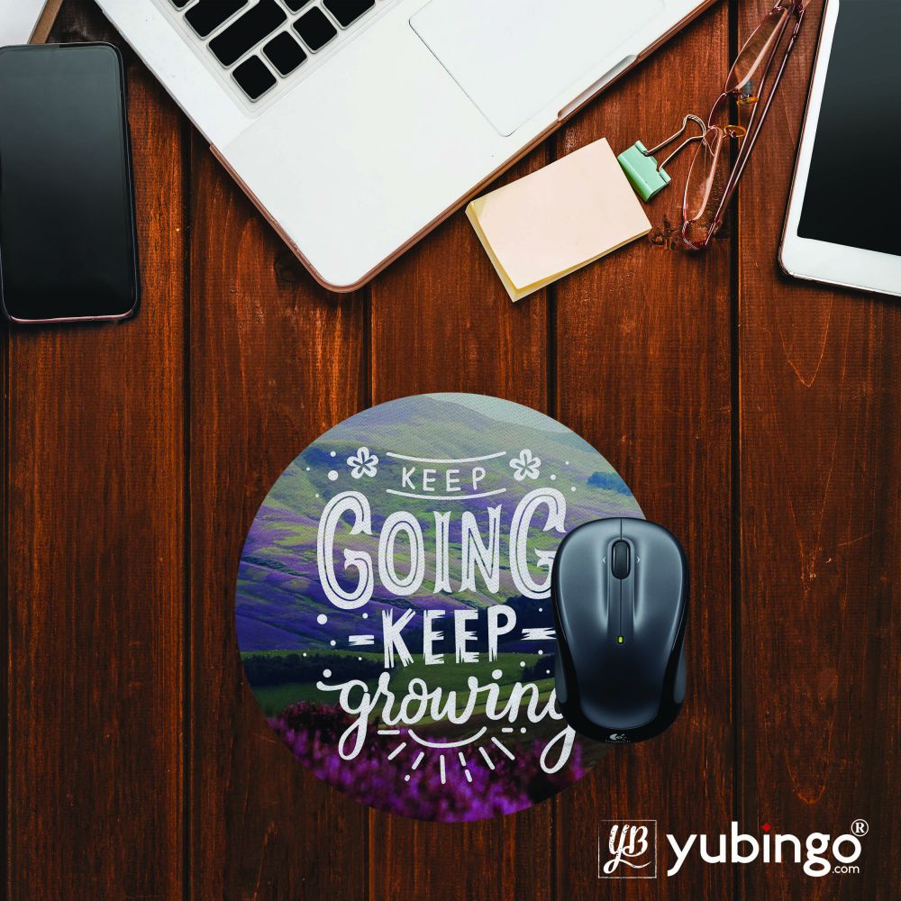 Keep Going Mouse Pad (Round)