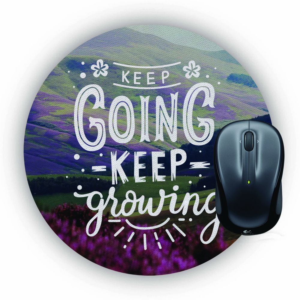 Keep Going Mouse Pad (Round)