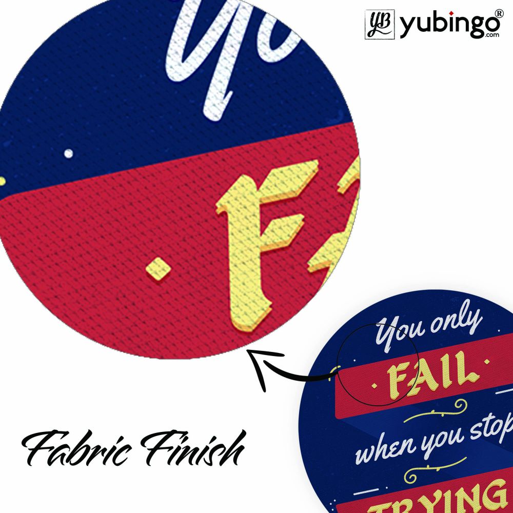 Keep Trying Always Mouse Pad (Round)-Image3